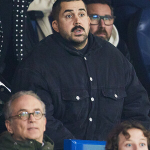 Artus - Célébrités assistent au match de Ligue des champions entre le PSG et l'Atlético de Madrid au Parc des Princes à Paris le 6 novembre 2024. © Cyril Moreau/Bestimage