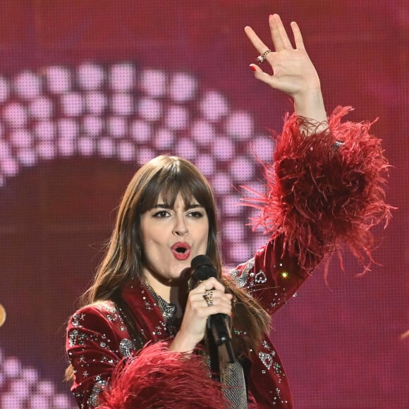 Clara Luciani lors de la 38ème cérémonie des Victoires de la musique à la Seine musicale de Boulogne-Billancourt, France, le 10 février 2023. © Coadic Guirec/Bestimage 