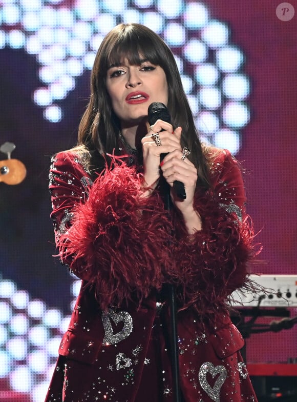 Clara Luciani lors de la 38ème cérémonie des Victoires de la musique à la Seine musicale de Boulogne-Billancourt, France, le 10 février 2023. © Coadic Guirec/Bestimage 