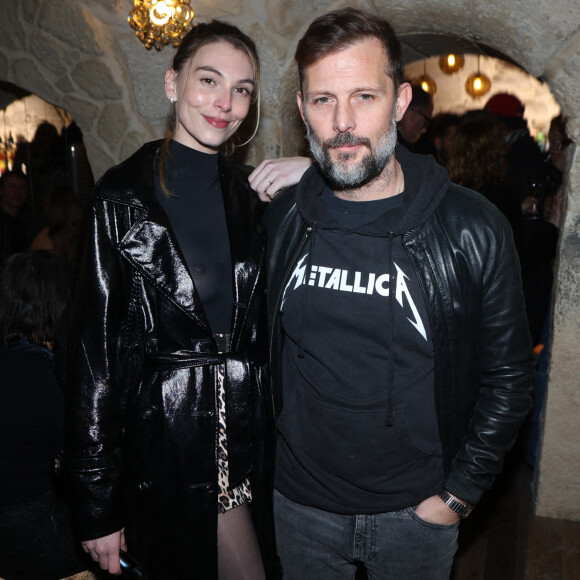 Exclusif - Nicolas Duvauchelle et Chloe Roy lors de l'ouverture du club Le Flirt à Paris le 7 novembre 2024 © Jerome Domine/ABACAPRESS.COM