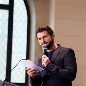 Christophe Beaugrand - G.Attal lance sa fondation "Faire Face", contre le harcèlement scolaire, au Philanthro-Lab à Paris, le 6 novembre 2024. A cette occasion, l'ancien Premier ministre était entouré d'Ophélie Meunier, Béatrice Le Blay, dont le fils Nicolas s'est suicidé en septembre 2023, Elian Potier, ancienne victime, la ministre de l'Éducation Anne Genetet. © Dominique Jacovides / Bestimage