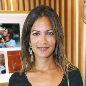 Exclusif - Aurélie Casse (journaliste) au déjeuner dans la loge de France TV lors des Internationaux de France de Tennis de Roland Garros 2024 - Jour 09 à Paris, France, le 3 juin 2024. © Bertrand Rindoff/Bestimage 