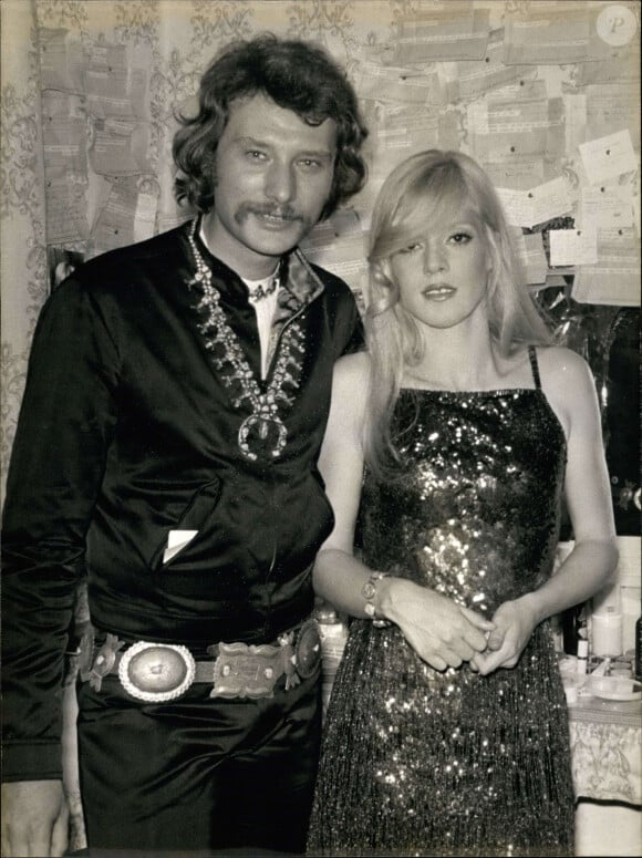 Archives - Johnny Hallyday et Sylvie Vartan après un concert en 1972 © Keystone Press Agency / Zuma Press / Bestimage 