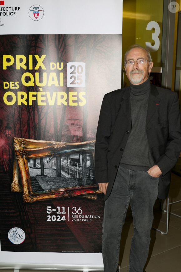 Exclusif - Richard Marlet, ancien chef du service de l'Identité Judiciaire de la PJ parisienne, conférencier lors de la remise du prix du Quai des Orfèvres au 36 à Paris, siège de la police judiciaire le 5 novembre 2024. © Didier Sabardin / Bestimage 