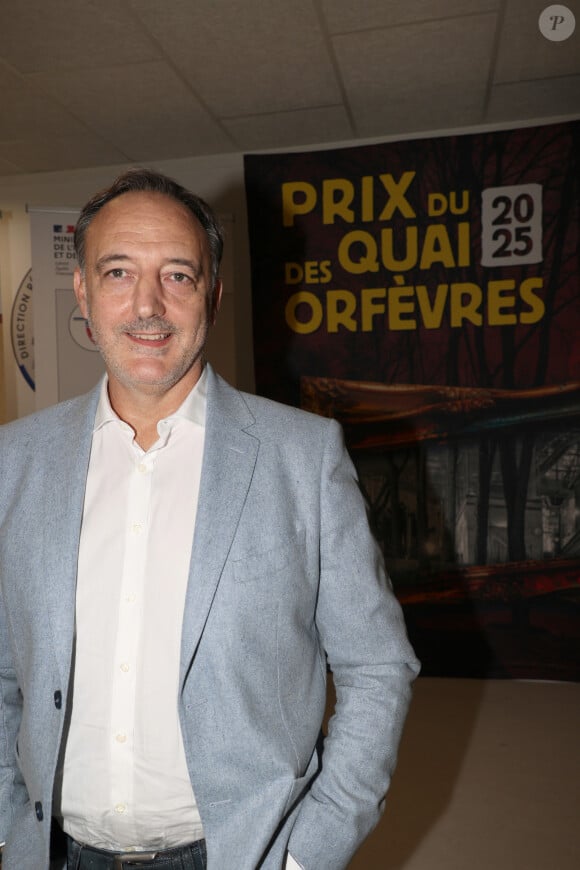 Exclusif - Christophe Molmy, ancien patron de la BRI lors de la remise du prix du Quai des Orfèvres au 36 à Paris, siège de la police judiciaire le 5 novembre 2024. © Didier Sabardin / Bestimage 