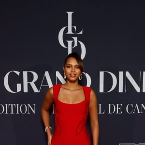 Indira Ampiot (miss France 2023) - Photocall de la soirée de gala "le Grand Dîner" au Palais Bulles à Théoule-sur-mer lors du 77ème Festival International du Film de Cannes le 18 mai 2024. © Christophe Clovis / Bestimage