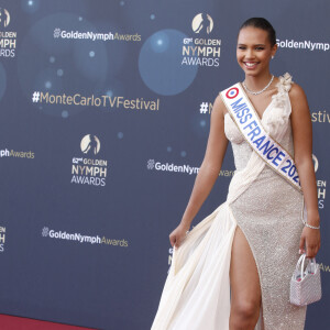 Indira Ampiot, Miss France 2023 - Photocall de la cérémonie de clôture du 62ème festival de télévision de Monte-Carlo le 20 juin 2023. © Denis Guignebourg / Bestimage