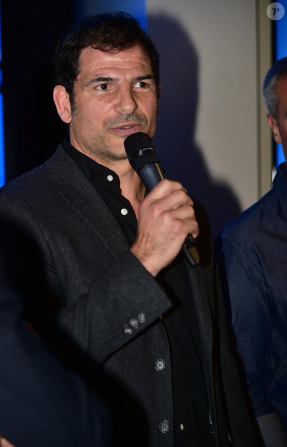 Marc Lièvremont - Conférence de presse du tournoi des Six Stations « Shake the World » avec le rugby au siège de Orangina à Neuilly le 7 janvier 2016. © Gian Gorassini / Bestimage