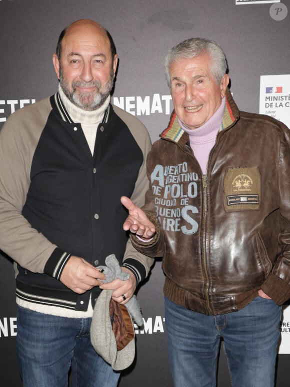 Kad Merad et Claude Lelouch - Avant-première du film "Finalement" à la cinémathèque française à Paris le 11 novembre 2024. © Coadic Guirec/Bestimage