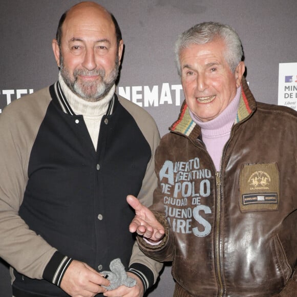 Kad Merad et Claude Lelouch - Avant-première du film "Finalement" à la cinémathèque française à Paris le 11 novembre 2024. © Coadic Guirec/Bestimage