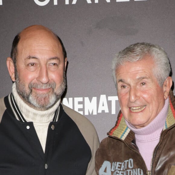 Kad Merad et Claude Lelouch - Avant-première du film "Finalement" à la cinémathèque française à Paris le 11 novembre 2024. © Coadic Guirec/Bestimage