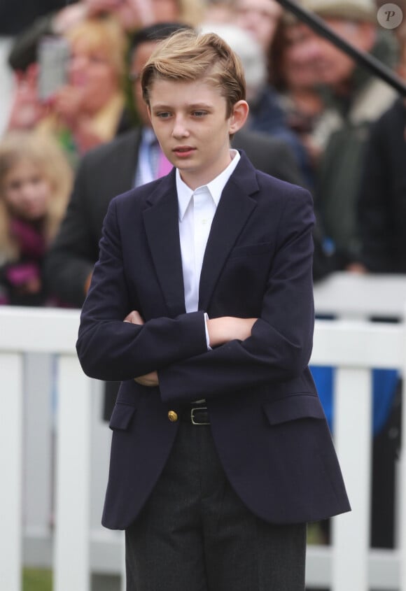 Barron Trump - Le président des Etats-Unis en famille à la Maison Blanche pour les célébrations de Pâques à Washington. Le 2 avril 2018 