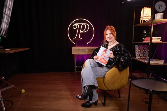 Adeline Toniutti en interview pour "Purepeople", dans "En Privé avec", le 8 octobre 2024, chez Webedia