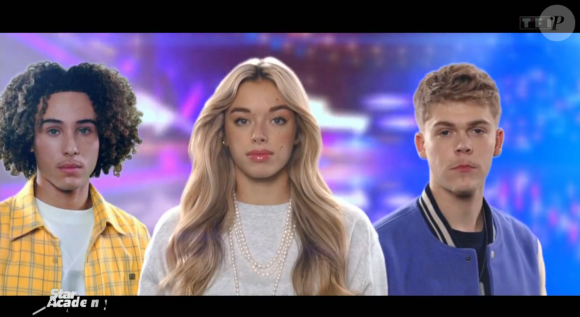 Puis entre Emma et Masséo
Charles, Emma et Masséo, "Star Academy 2024".