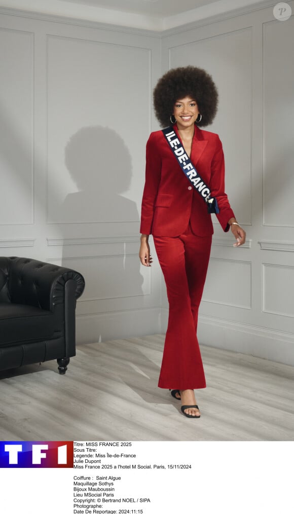 Une tenue qui leur va toutes à ravir !
Julie Dupont, Miss Ile-de-France 2024 en route pour Miss France 2025.