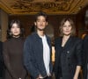 Lors d'une soirée parisienne 
Exclusif - Thomas Lavelle, Leslie Medina, Pierre Niney, Ana Girardot (habillée en Celine) et Dimitri Rassam - Première édition de la remise du prix cinéma "EVOK Collection x BRACH" présidé par Pierre Niney à l'hôtel Brach à Paris le 14 novembre 2024.  © Pierre Perusseau-Rachid Bellak/Bestimage 