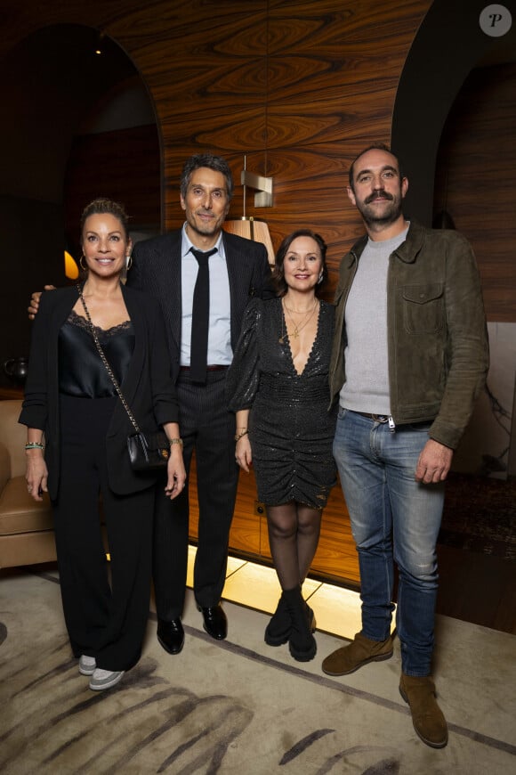 Et Vincent Elbaz 
Exclusif - Charlotte Bouteloup, Vincent Elbaz, Virginia Persol (directrice de l'hôtel Brach), guest - Première édition de la remise du prix cinéma "EVOK Collection x BRACH" présidé par Pierre Niney à l'hôtel Brach à Paris le 14 novembre 2024.  © Pierre Perusseau-Rachid Bellak/Bestimage 