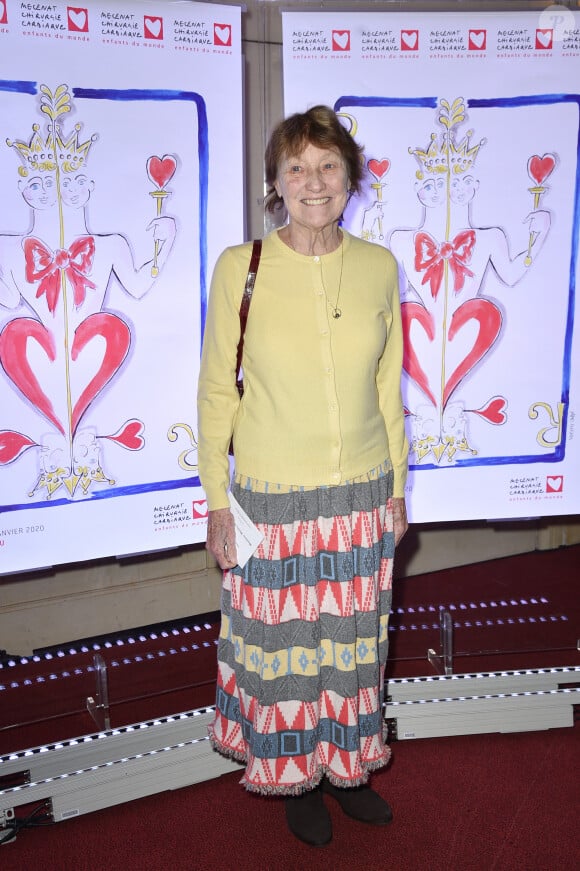 Marisa Bruni Tedeschi (mère de C.Bruni-Sarkozy) au photocall du Gala du Coeur au profit de l'association Mécénat Chirurgie Cardiaque dans la salle Gaveau de Paris, France, le 28 janvier 2020.