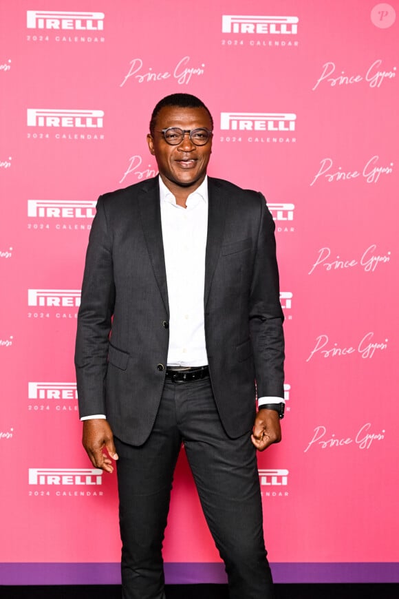 Marcel Desailly - Photocall de la présentation du calendrier Pirelli 2024 à Londres, le 30 novembre 2023. 