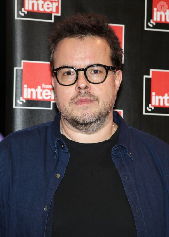 Nicolas Demorand - Conférence de presse de rentrée de Radio France à la Maison de la radio à Paris le 30 Aout 2017. © Denis Guignebourg/Bestimage