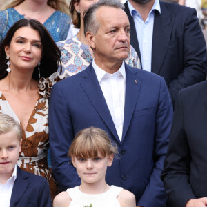 Traditionnel Pique Nique des Monégasques "U Cavagnetu" dans le Parc princesse Antoinette, en présence du prince Albert II de Monaco et de la princesse Charlene accompagnés par leurs enfants le prince Jacques de Monaco, marquis des Baux, et La princesse Gabriella de Monaco, comtesse de Carladès, à Monaco, le 7 septembre 2024. © Jean-Charles Vinaj/Pool Monaco/Bestimage