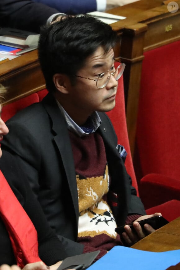 Joachim Son-Forget à l'assemblée nationale le 23 janvier 2019. Photo by Henri Szwarc/ABACAPRESS.COM