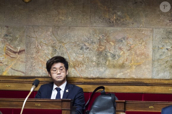 Joachim Son-Forget à l'assemblée nationale le 21 février 2018. Photo by Eliot Blondet/ABACAPRESS.COM