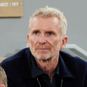 Denis Brogniart dans les tribunes des Internationaux de France de tennis de Roland Garros 2024 à Paris, France, le 31 mai 2024. © Jacovides-Moreau/bestimage