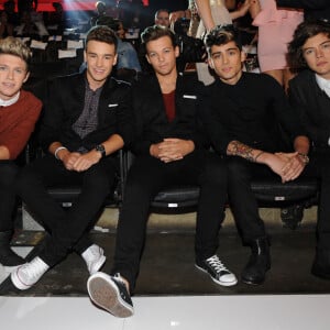 Harry Styles, Niall Horan, Zayn Malik, et Louis Tomlinson, les autres grandes figures des One Direction, seront tous présents pour lui rendre un ultime hommage.
Archives - Niall Horan, Liam Payne, Harry Styles, Zayn Malik et Louis Tomlinson de One Direction dans le public lors des MTV Video Music Awards 2012 au Staples Center le 6 septembre 2012 à Los Angeles, Californie.