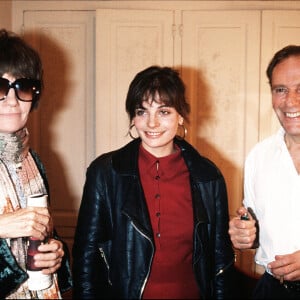 Retro - 20eme anniversaire de la mort de Marie Trintignant le 1er aout - Rétro - Jean-Louis Trintignant et son ex-femme Nadine et leur fille Marie en 1987.