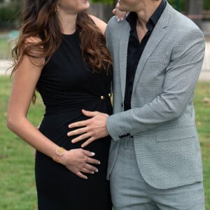 Anouchka Delon et Julien Dereims attending à la Fashion Week de Paris, en septembre 2019. Photo de Aurore Marechal/ABACAPRESS.COM