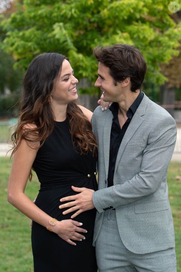 Anouchka Delon et Julien Dereims attending à la Fashion Week de Paris, en septembre 2019. Photo de Aurore Marechal/ABACAPRESS.COM