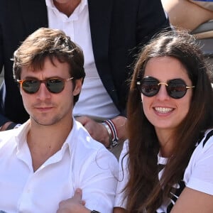 Anouchka Delon et Julien Dereims à Roland Garros en juin 2019. Photo de Laurent Zabulon / ABACAPRESS.COM