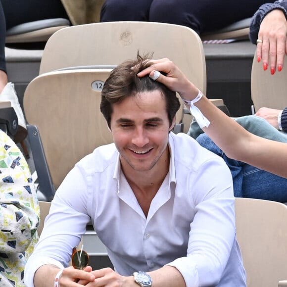 Anouchka Delon et Julien Dereims à Roland Garros en juin 2019. Photo de Laurent Zabulon / ABACAPRESS.COM