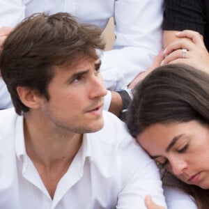 Anouchka Delon et Julien Dereims à Roland-Garros en juin 2019. Photo de Nasser Berzane/ABACAPRESS.COM