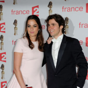 Anouchka Delon et Julien Dereims  aux Folies Bergere de Paris en mai 2016. Photo de Alban Wyters/ABACAPRESS.COM