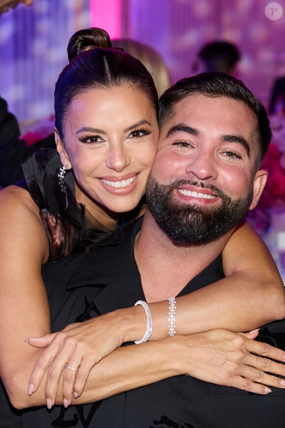 Exclusif - Kendji Girac et Eva Longoria lors de la 11ème édition de la soirée Global Gift Gala à l'hôtel Four Seasons George V à Paris le 30 septembre 2023.