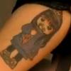 Le tatouage d'Alizée représentant sa fille Annily !