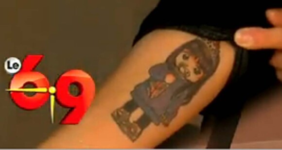Le tatouage d'Alizée représentant sa fille Annily !
