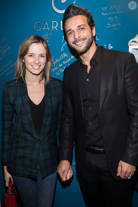 Exclusif - Maxim Nucci (Yodelice) et sa compagne Isabelle Ithurburu - Soirée de la Nuit de la Beauté à l'institut Carlota avec O.P.I et System Professional à Paris le 1er février 2018. © Cyril Moreau/Bestimage 