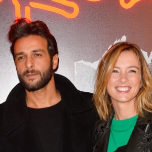 Maxim Nucci (Yodelice) et sa compagne Isabelle Ithurburu - Avant-première du film "Rock'n Roll" au Pathé Beaugrenelle à Paris le 13 février 2017. © Coadic Guirec / Bestimage 