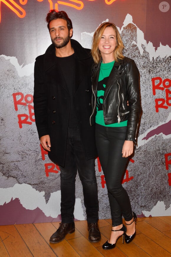 Maxim Nucci (Yodelice) et sa compagne Isabelle Ithurburu - Avant-première du film "Rock'n Roll" au Pathé Beaugrenelle à Paris le 13 février 2017. © Coadic Guirec / Bestimage 