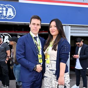 Louis et Marie Ducruet lors du Grand Prix de Formule 1 (F1) de Monaco, le 26 mai 2024. © Bruno Bebert/Bestimage