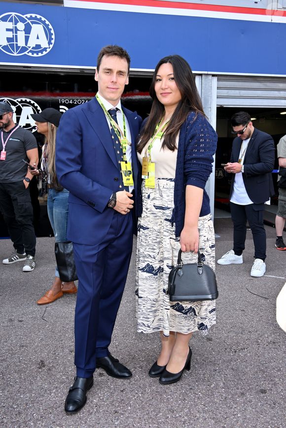 Louis et Marie Ducruet lors du Grand Prix de Formule 1 (F1) de Monaco, le 26 mai 2024. © Bruno Bebert/Bestimage