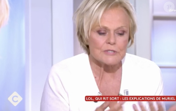 Muriel Robin dans C à Vous, France 5