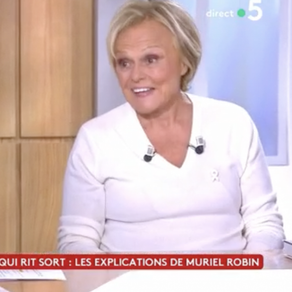Muriel Robin dans C à Vous, France 5