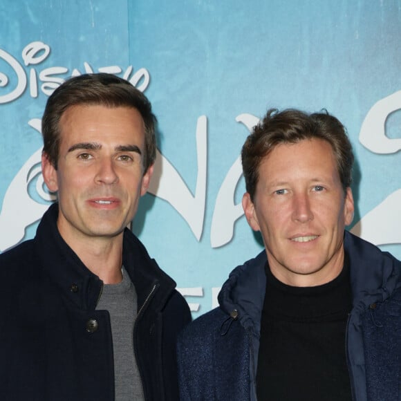 Jean-Baptiste Marteau venu avec son compagnon Jean de Reynal.
Jean-Baptiste Marteau et son compagnon - Première du film Disney "Vaiana 2" au Grand Rex à Paris le 23 novembre 2024. © Coadic Guirec/Bestimage 