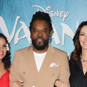 Cerise Calixte, Anthony Kavanagh et Mareva Galanter - Première du film Disney "Vaiana 2" au Grand Rex à Paris le 23 novembre 2024. © Coadic Guirec/Bestimage 