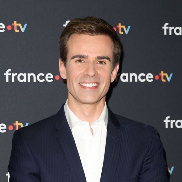 Quel type de père est-il ?
Jean-Baptiste Marteau - Conférence de presse du Téléthon 2023 à Paris le 15 novembre 2023. © Coadic Guirec/Bestimage