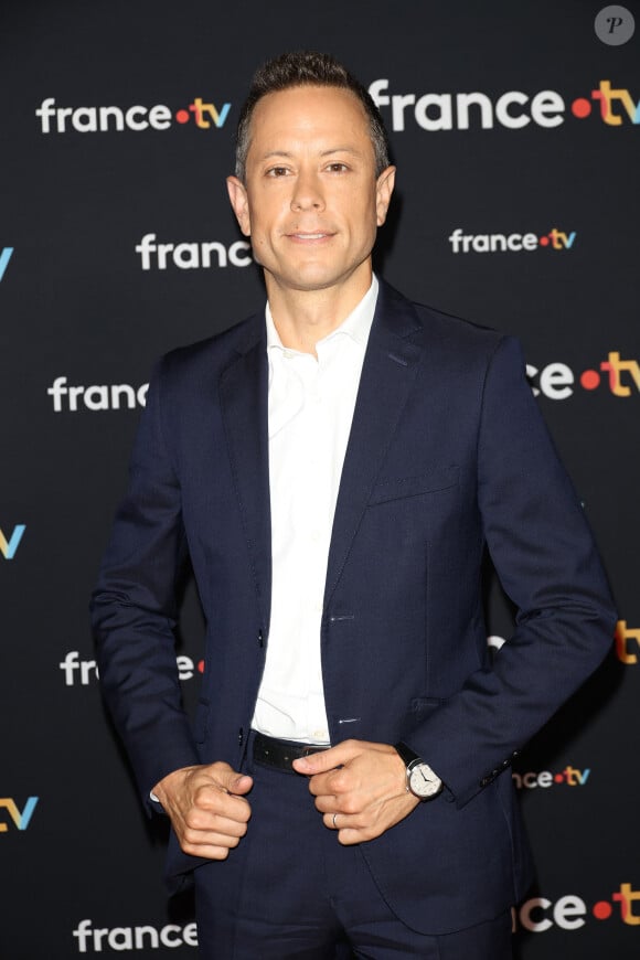 Guillaume Daret au photocall pour la conférence de presse de rentrée de France TV à la Grande Halle de la Villette à Paris, France, le 11 juillet 2023. © Coadic Guirec/Bestimage 